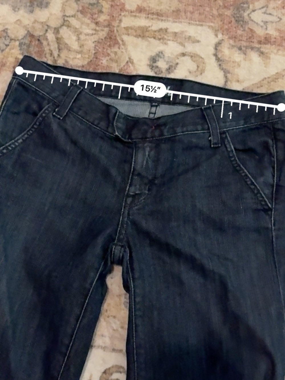 Anlo Dark Wash Flare Jeans - Picture 6 of 9